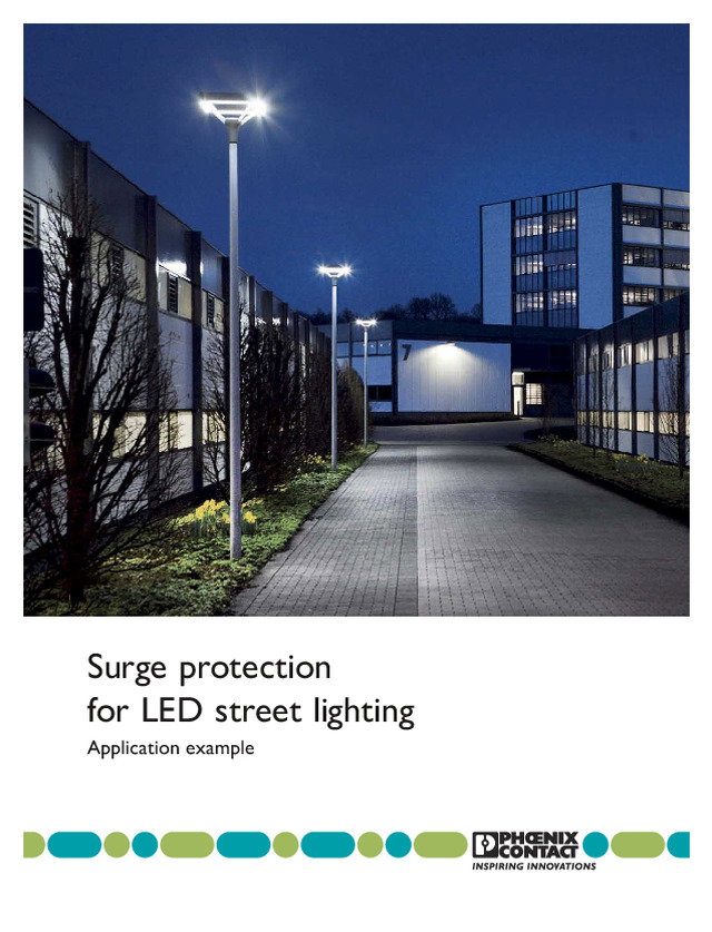 Surge protection for LED street lighting