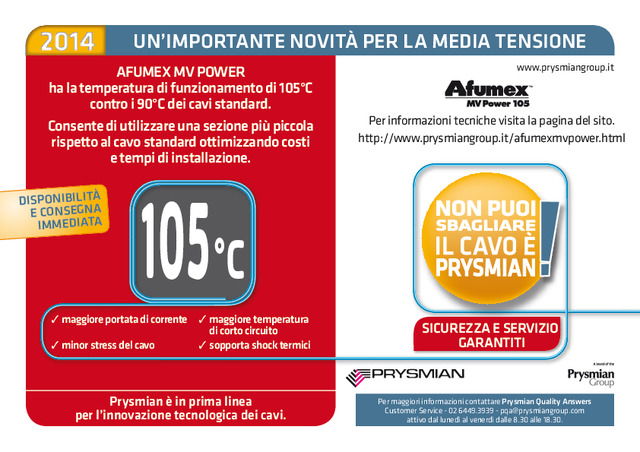 UN’IMPORTANTE NOVITÀ PER LA MEDIA TENSIONE