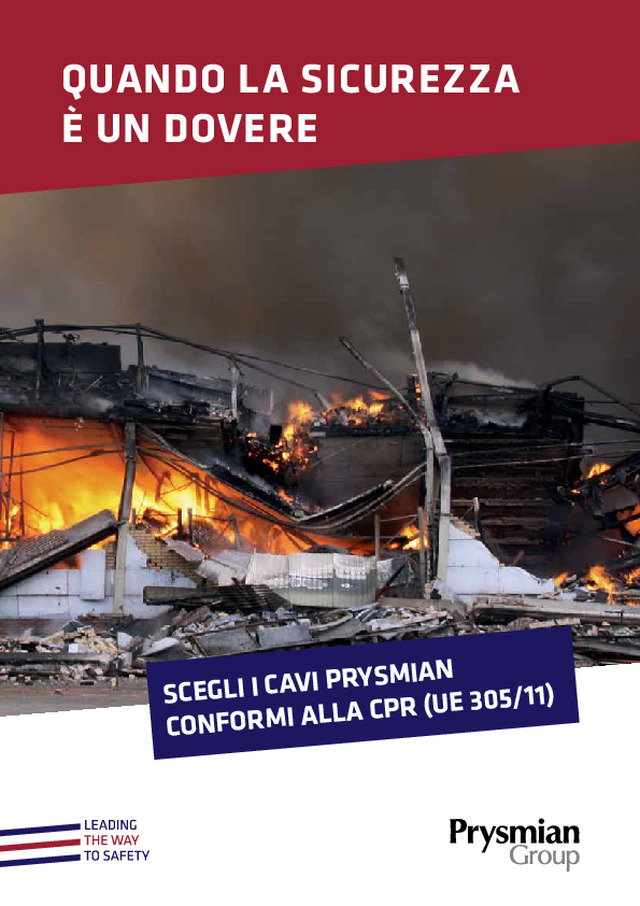 CPR - SICUREZZA IN CASO DI INCENDIO