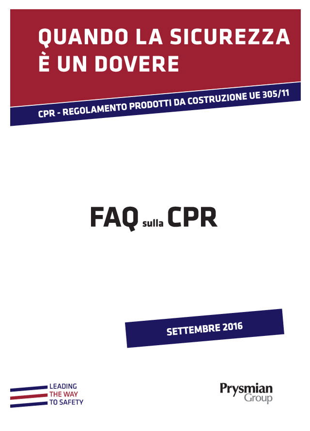 CPR - Quando la sicurezza è un dovere