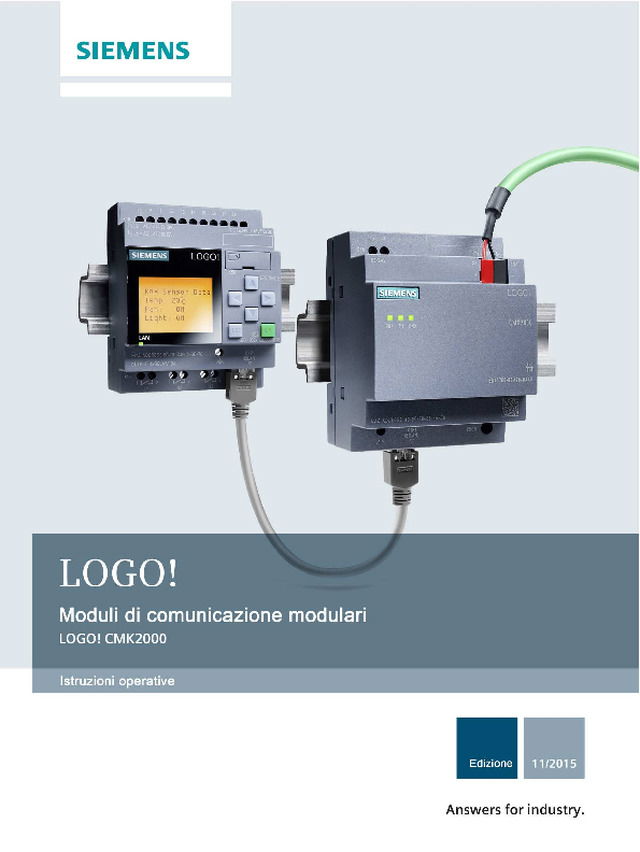 Moduli di comunicazione lineari. LOGO! CMK2000