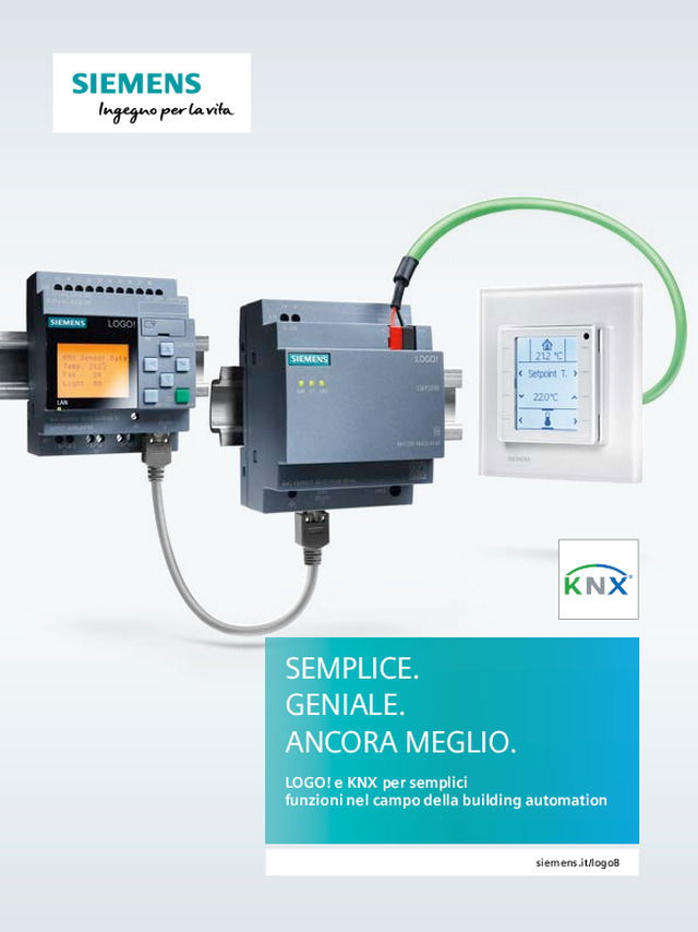 LOGO! E KNX per semplici funzioni nel campo della building automation