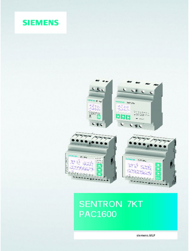 SENTRON 7KT PAC1600