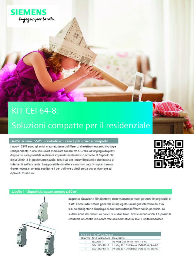 SIEMENS 5SV1 - Soluzioni Compatte per il Residenziale