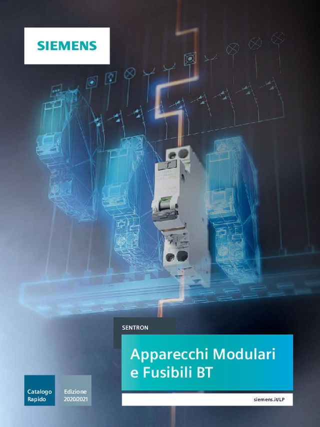 Catalogo Rapido SENTRON 20/21 - Apparecchi Modulari e Fusibili BT