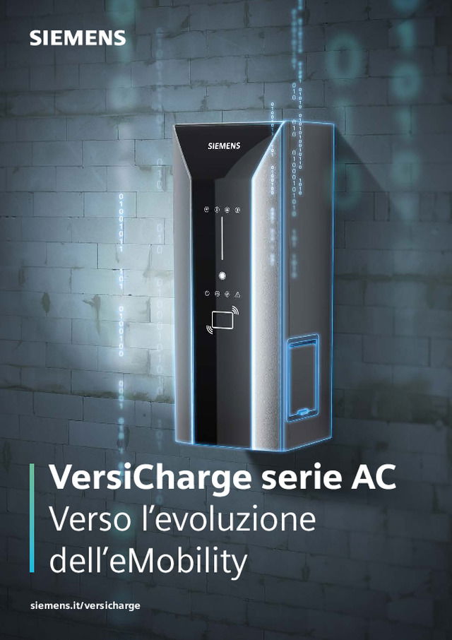 VersiCharge serie AC Verso l’evoluzione dell’eMobility