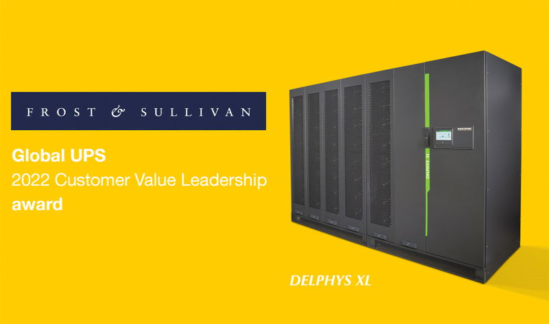Evoluzione della potenza critica sicura per i data center: Socomec riceve il premio Global Customer Value Leadership 2022 di Frost & Sullivan per il settore degli UPS.