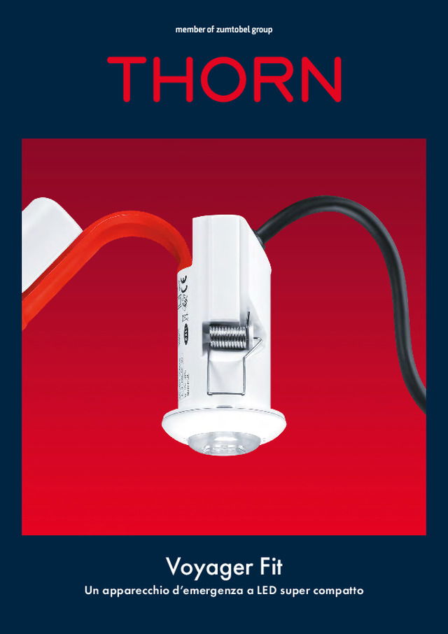 Voyager Fit - Un apparecchio d’emergenza a LED super compatto