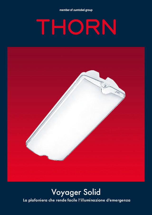 Voyager Solid - La plafoniera che rende facile l’illuminazione d’emergenza