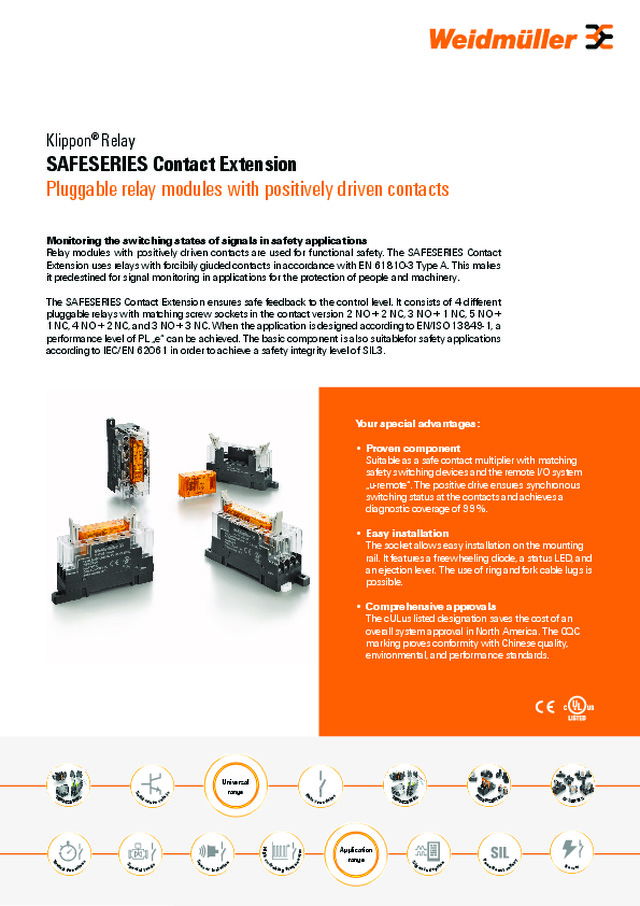 SAFESERIES Contact Extension