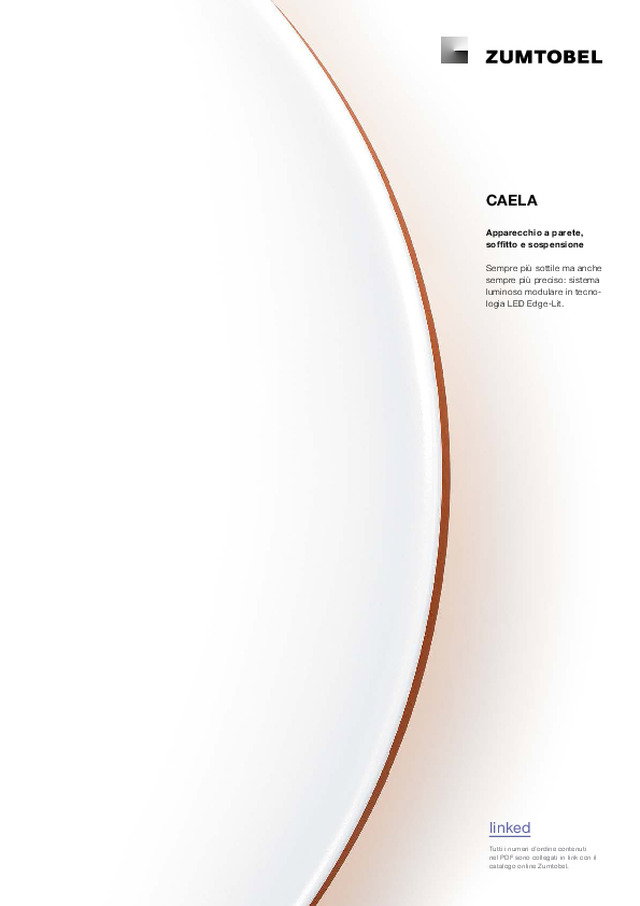 CAELA Apparecchio a parete, soffitto e sospensione