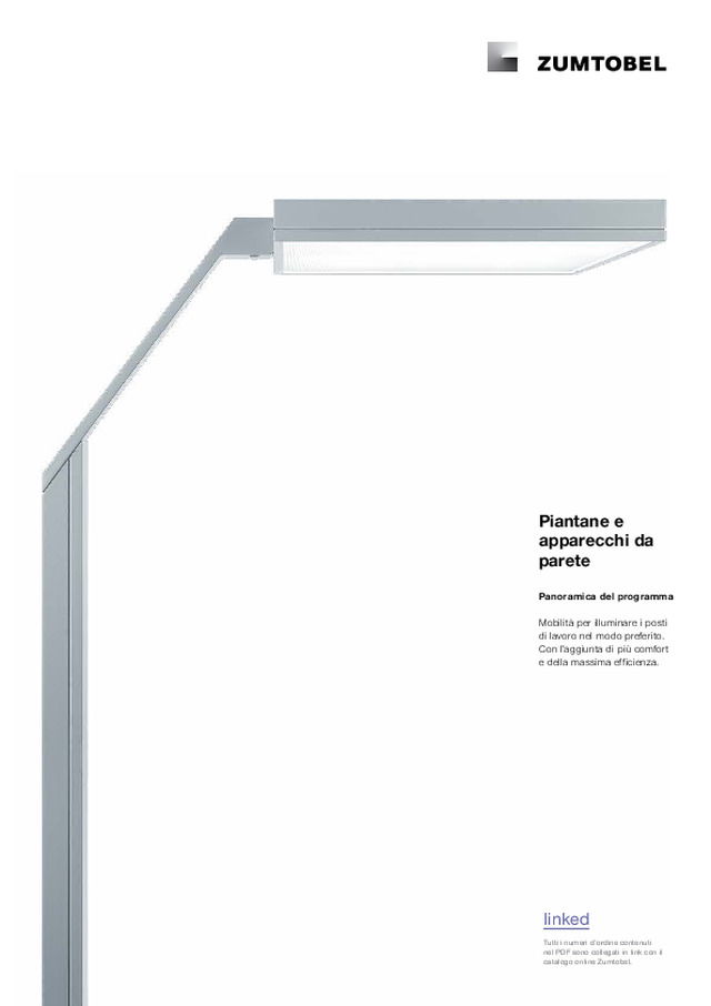 Piantane e apparecchi da parete - Panoramica del programma