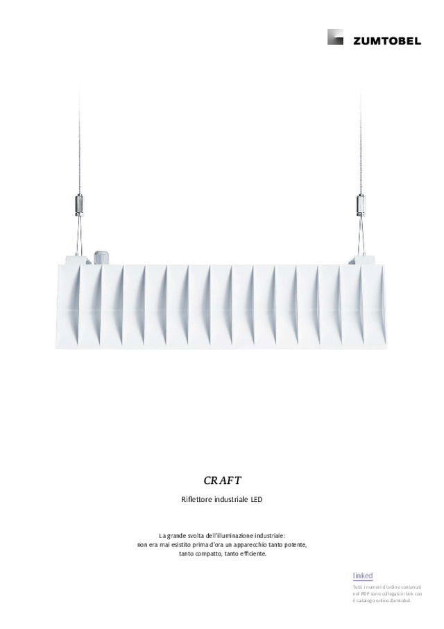 CRAFT Riflettore industriale LED