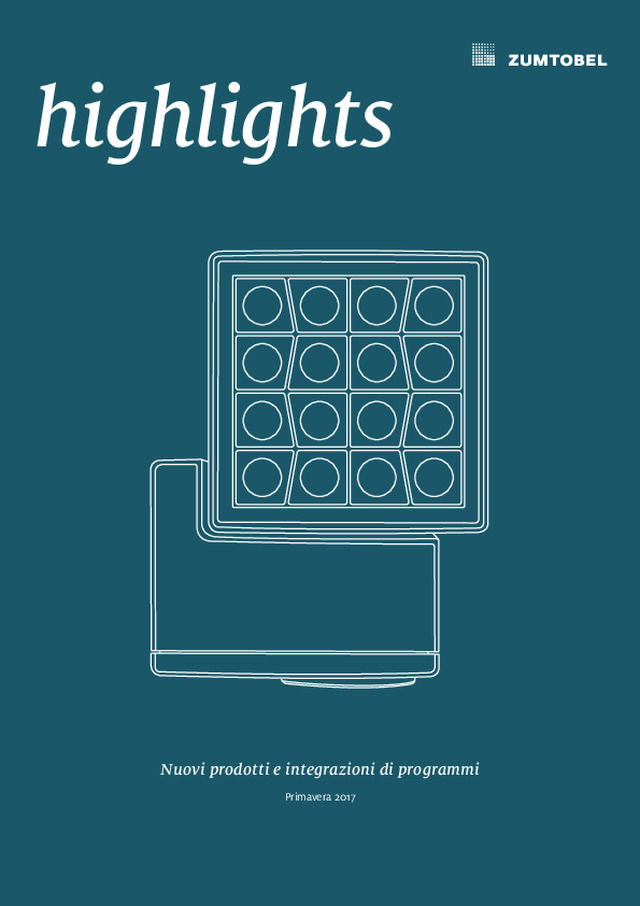 Ecco gli highlights Zumtobel della primavera 2017