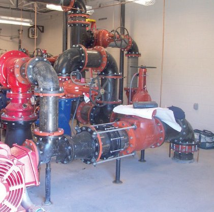 Alimentazione di una pompa antincendio