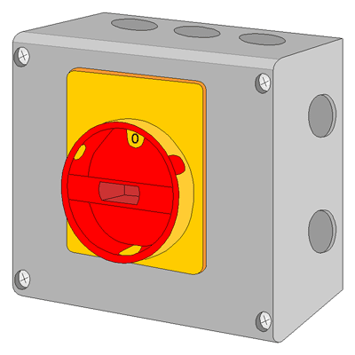 Il dispositivo di sezionamento dell'alimentazione delle macchine
