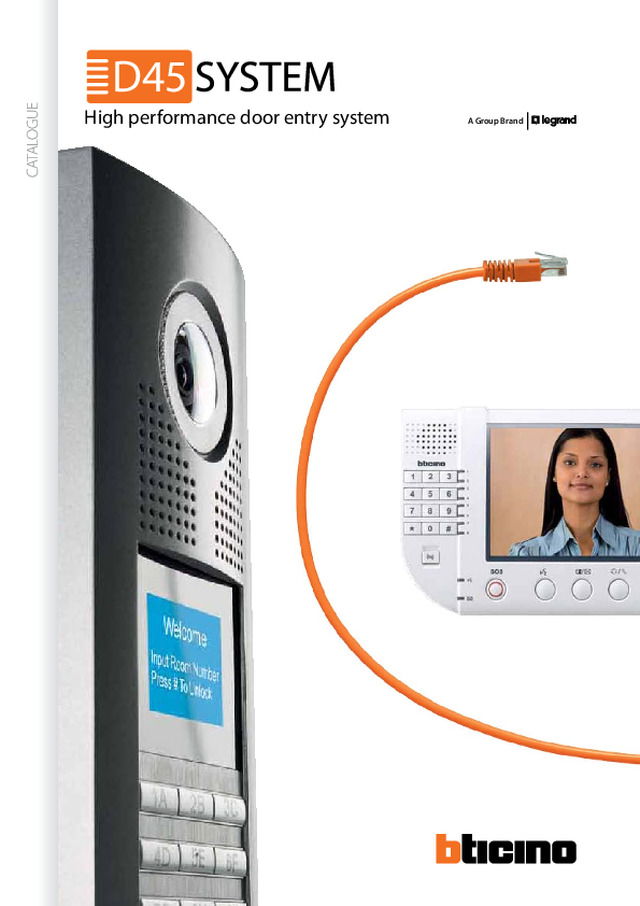 BTicino D45 door entry system