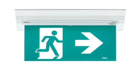 New from Legrand: Legrand E2 Edgelight Exit Sign –AXIOM Version