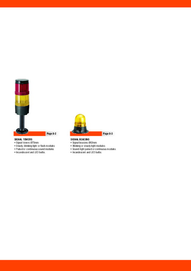 Lovato electric: signal towers and beacons