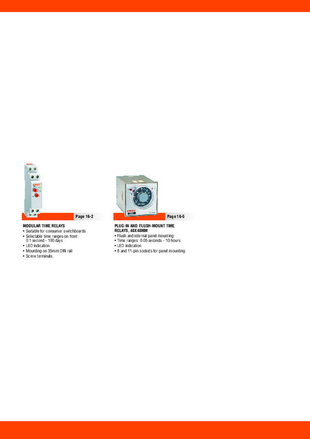 Lovato electric: time relays