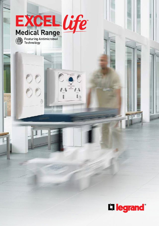 Legrand Excel Life Medical Range 2014
