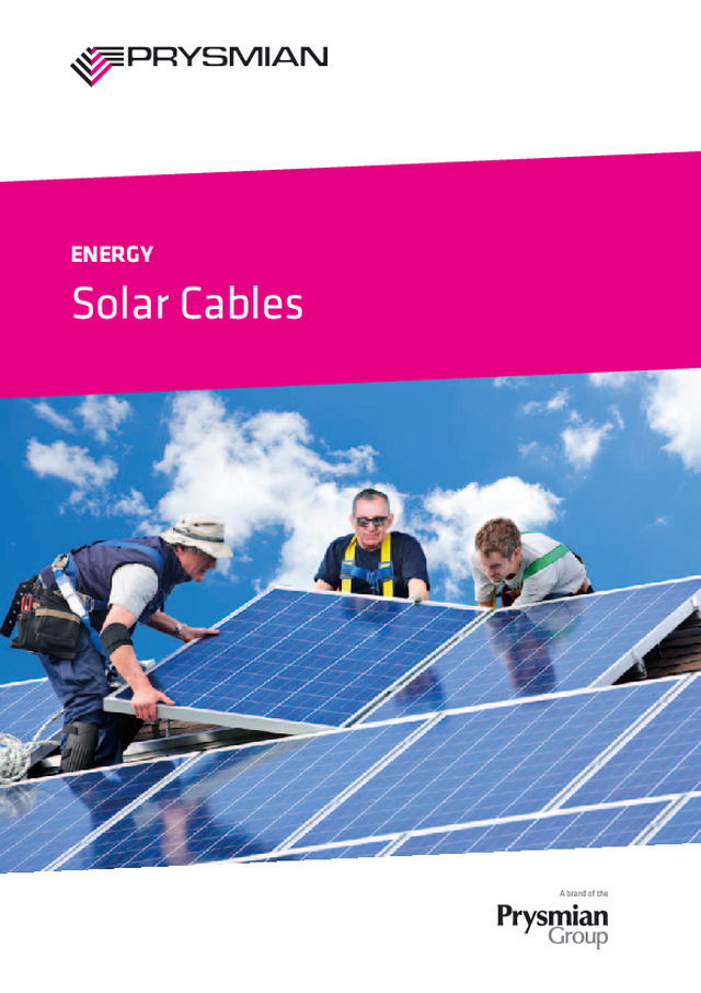 Prysmian Tecsun Solar Cables