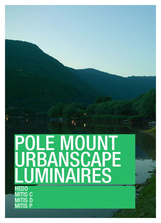 Spectra pole mount urbanscape luminaires