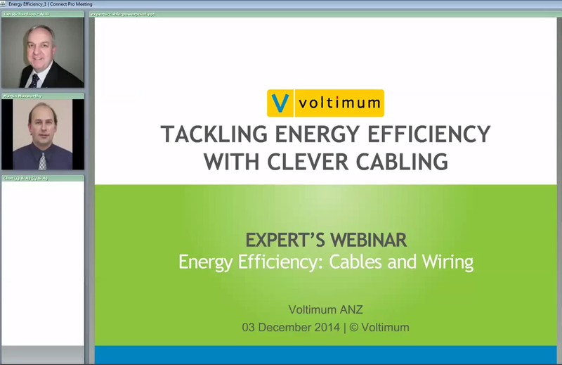 Tackling energy efficiency with clever cabling webinar