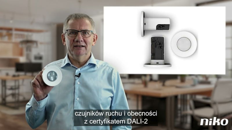Inteligentne sterowanie oświetleniem za pomocą czujników DALI-2 z serii M40 i P40