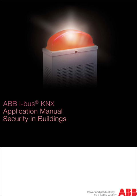 Manual de aplicação de segurança KNX ABB i-bus® para edifícios