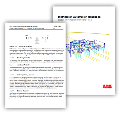 Distribution Automation Handbook: Protection of HV Transformers