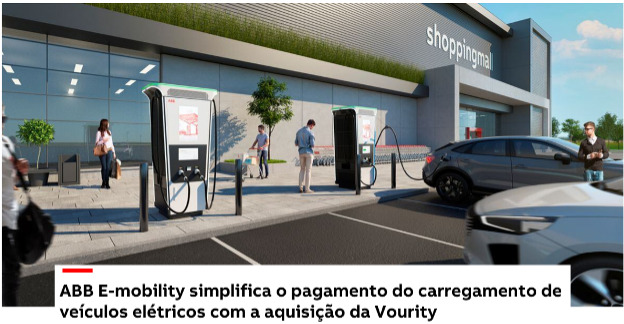 A ABB adquire a Vourity, dando mais um passo na mobilidade elétrica em linha com as tendências e regulamentação UE