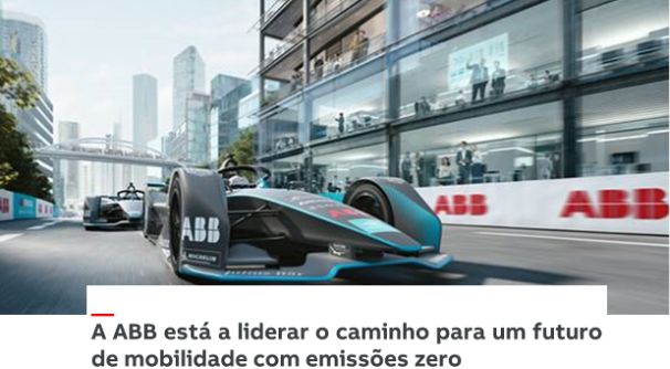 A ABB está a liderar o caminho para um futuro de mobilidade com emissões zero