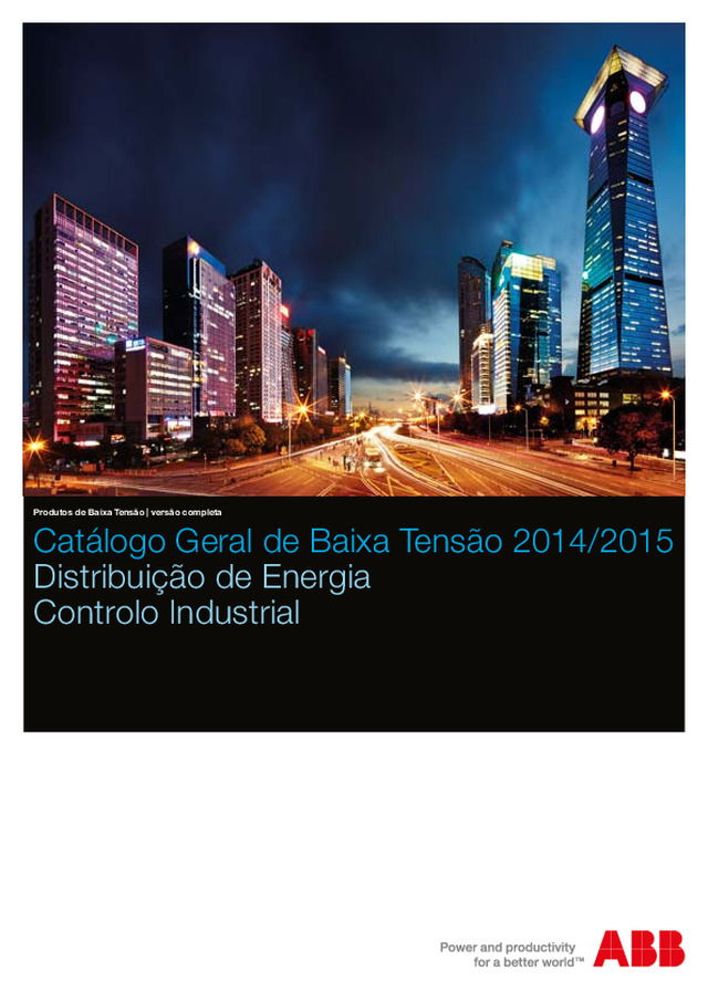 Catálogo Geral de Baixa Tensão 2014/2015
