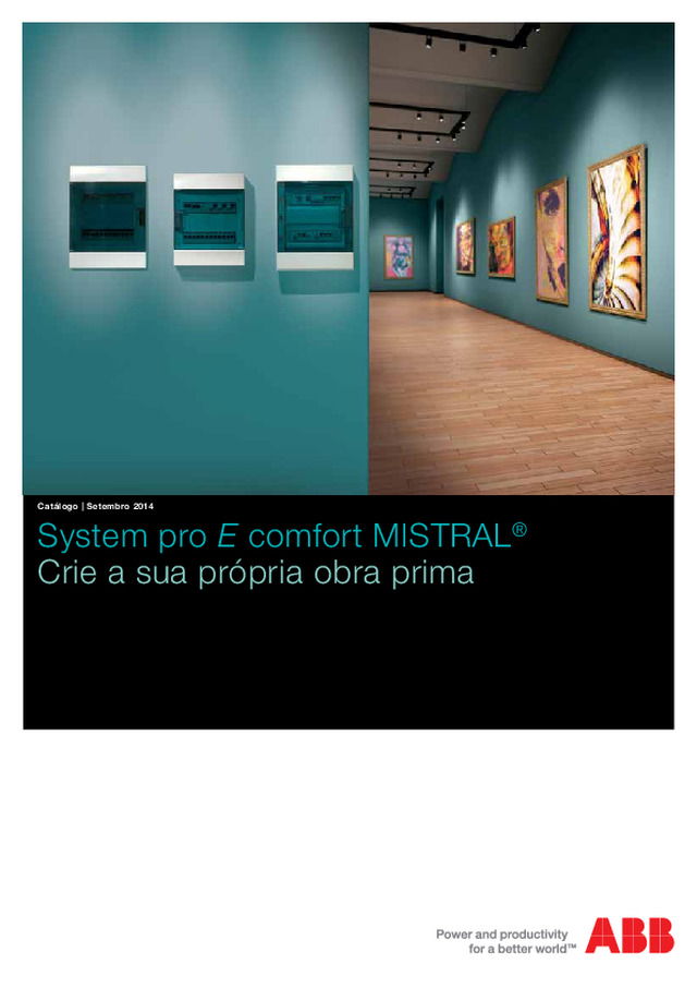 Novo catálogo| System pro E comfort MISTRAL®