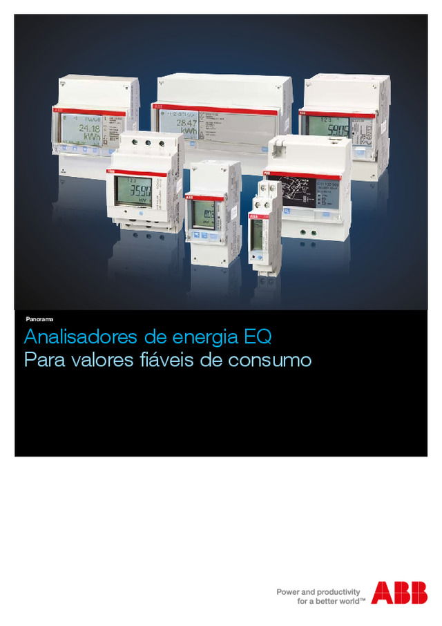 Analisadores de energia EQ: para valores fiáveis de consumo