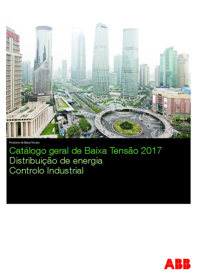 A ABB apresenta o seu novo Catálogo Geral de Baixa Tensão 2017