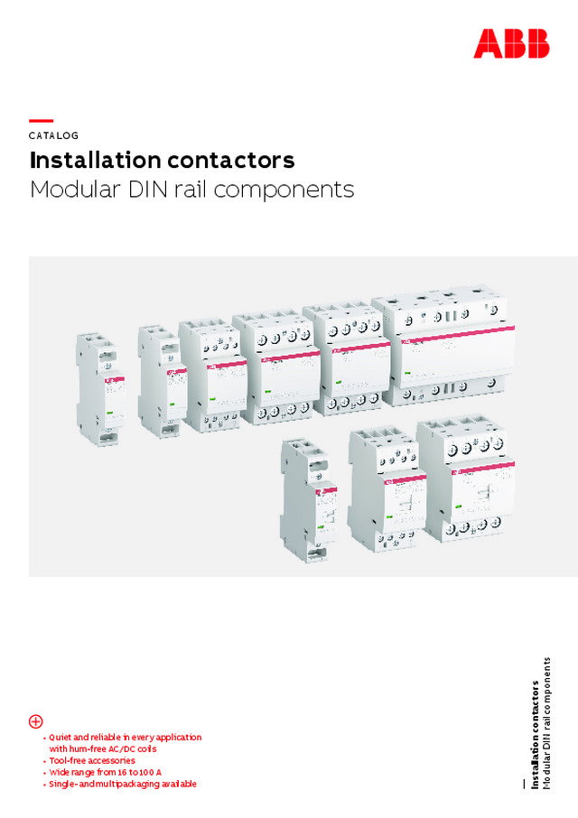 Contactores | Componentes modulares (EN)