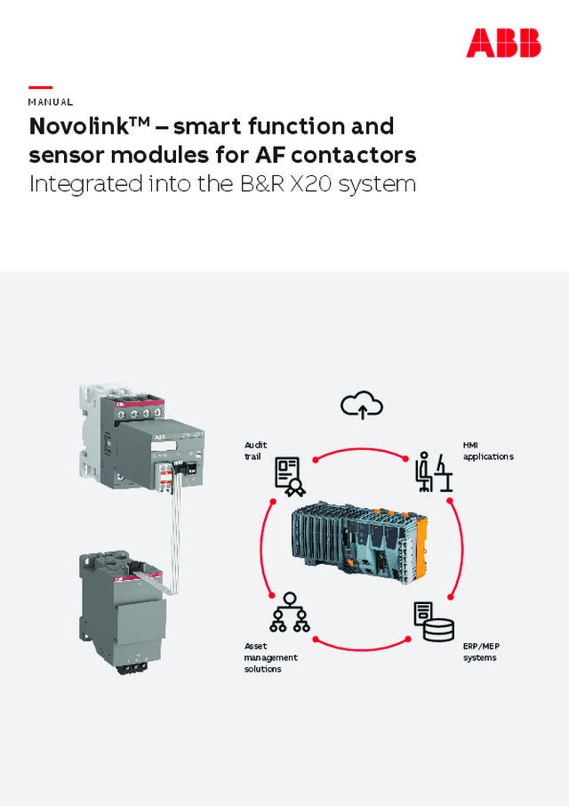 NovolinkTM – smart function and sensor modules for AF contactors