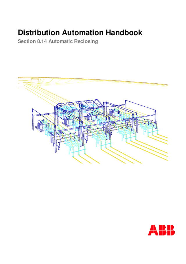 Distribution Automation Handbook - Section 8.14 Automatic Reclosing
