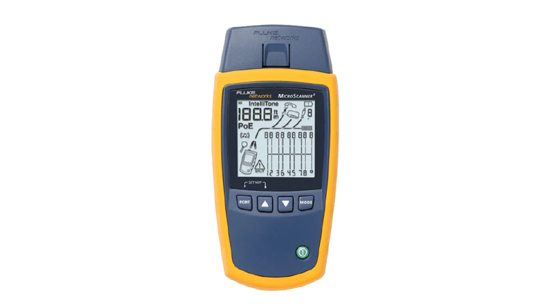 Verificador de Cabos MicroScanner™ PoE