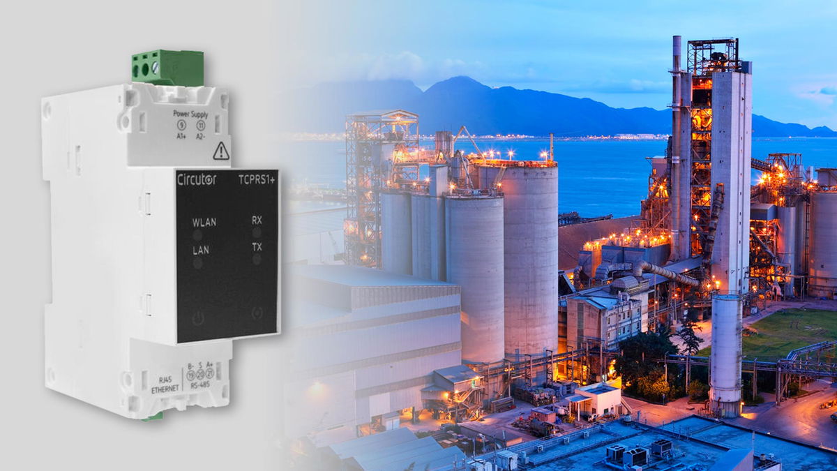 Novo conversor RS-485 para Wi-Fi/Ethernet para ambientes com alimentação 12/24 V CC