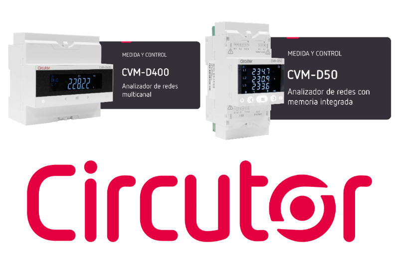 Circutor lança dois novos analisadores de rede: CVM-D400 e CVM-D50