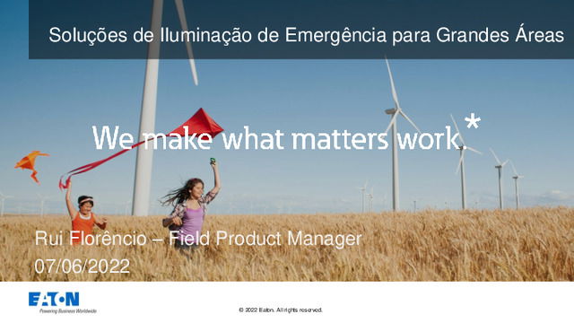 Soluções de Iluminação de Emergência para Grandes Áreas