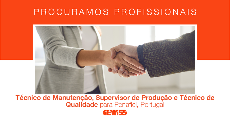 Gewiss procura profissionais para a fábrica de proteções modulares em Penafiel