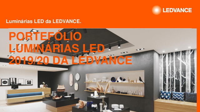 Luminárias LED da LEDVANCE
