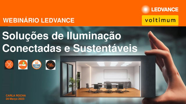 Soluções de Iluminação Conectadas e Sustentáveis