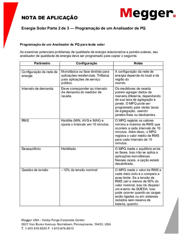 Energia Solar Parte 2 de 3 — Programação de um Analisador de PQ