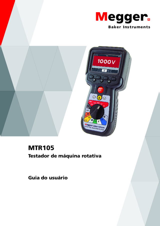MTR105: Testador de máquina rotativa