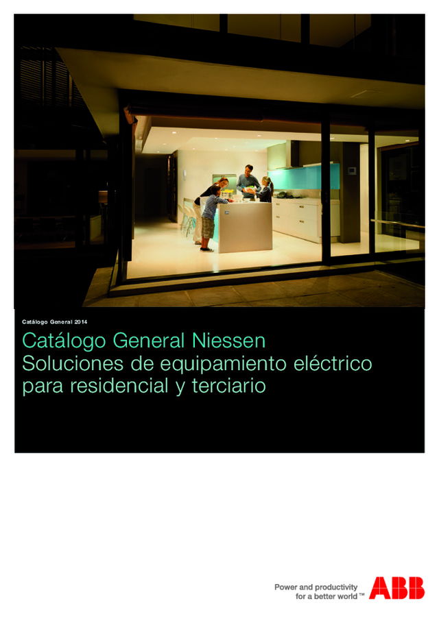 Catálogo Geral ABB Niessen 2014